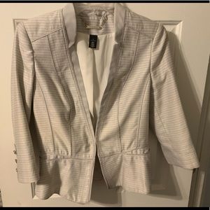 Like New Women’s WHBM Silver Blazer- Size 4